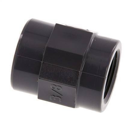 Socket Rp3/8'' Female PVC-U 16bar (224.8psi) EN 1452-3 [5 Pieces]