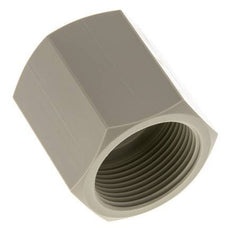 Enchufe G1 1/4'' Hembra Polipropileno (pp) 10bar (140.5psi) FDA 50mm Hex.