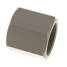 Enchufe G1 1/2'' Hembra Polipropileno (pp) 10bar (140.5psi) FDA 55mm Hex.