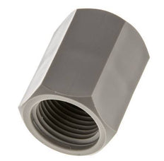 Enchufe G1/2'' Hembra Polipropileno (pp) 10bar (140.5psi) FDA 27mm Hex.