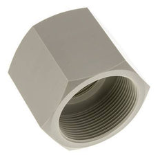 Enchufe G2'' Hembra Polipropileno (pp) 10bar (140,5psi) FDA 70mm Hex.
