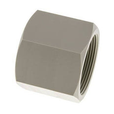 Enchufe G2'' Hembra Polipropileno (pp) 10bar (140,5psi) FDA 70mm Hex.