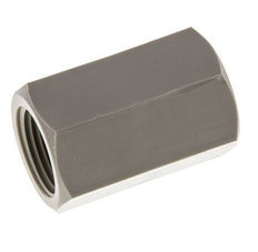 Enchufe G3/8'' Hembra Polipropileno (pp) 10bar (140.5psi) FDA 22mm Hex.