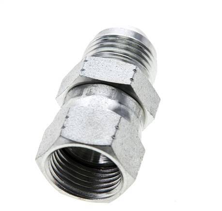 Racor JIC UNF 3/4''-16 Macho x Hembra Acero 275bar (3863.75psi)