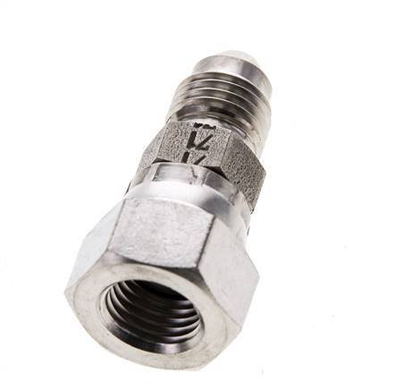 Boquilla JIC UNF 7/16''-20 Macho x Hembra Acero inoxidable 310bar (4355.5psi)