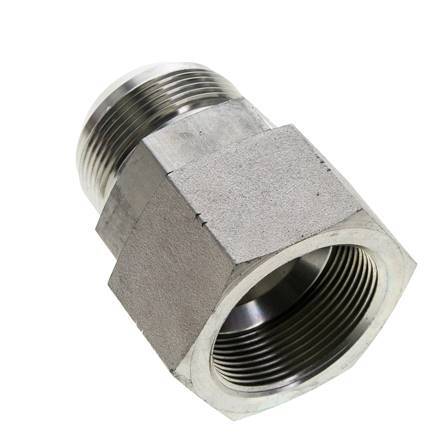 Racor JIC UN 1-7/8''-12 Macho x Hembra Acero 105bar (1475.25psi)