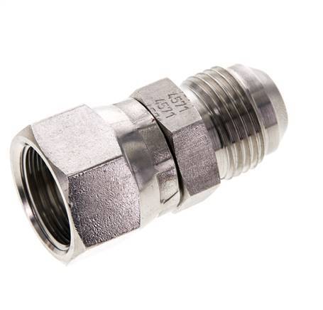 JIC Nipple UNF 7/8''-14 Macho x Hembra Acero inoxidable 210bar (2950.5psi)