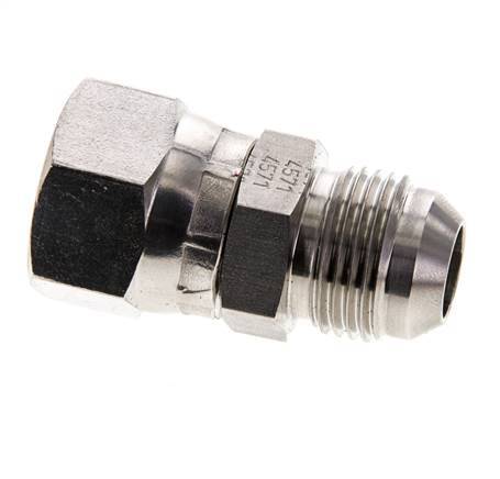 JIC Nipple UNF 7/8''-14 Macho x Hembra Acero inoxidable 210bar (2950.5psi)