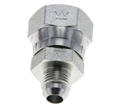 Racor Reductor JIC UNF 9/16''-18 Macho x UNF 7/8''-14 Hembra Acero 210bar (2950.5psi)