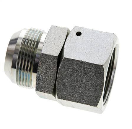 Racor JIC UN 1-5/8''-12 Macho x Hembra Acero 140bar (1967.0psi)