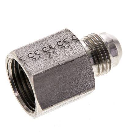 Reductor JIC UNF 9/16''-18 Macho x UNF 3/4''-16 Hembra Acero inoxidable 275bar (3863.75psi)