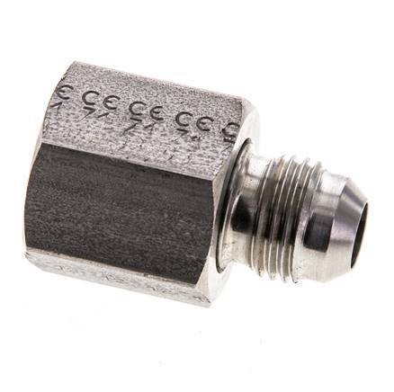 Reductor JIC UNF 9/16''-18 Macho x UNF 3/4''-16 Hembra Acero inoxidable 275bar (3863.75psi)