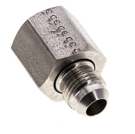 Reductor JIC UNF 9/16''-18 Macho x UNF 3/4''-16 Hembra Acero inoxidable 275bar (3863.75psi)