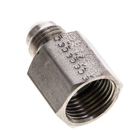 Reductor JIC UNF 9/16''-18 Macho x UNF 3/4''-16 Hembra Acero inoxidable 275bar (3863.75psi)
