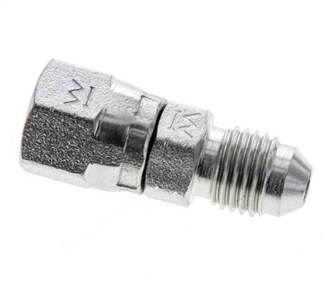 Racor JIC UNF 7/16''-20 Macho x Hembra Acero 310bar (4355.5psi)