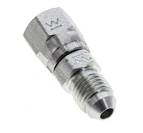 Racor JIC UNF 7/16''-20 Macho x Hembra Acero 310bar (4355.5psi)