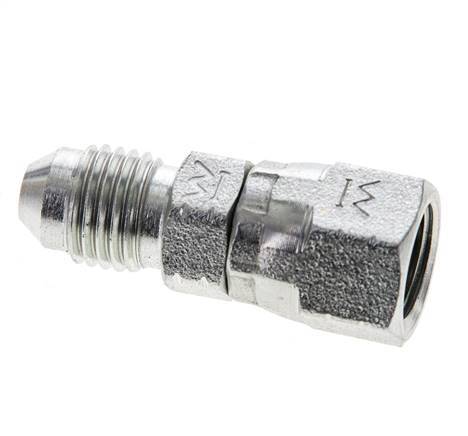 Racor JIC UNF 7/16''-20 Macho x Hembra Acero 310bar (4355.5psi)