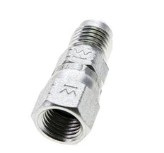 Racor JIC UNF 7/16''-20 Macho x Hembra Acero 310bar (4355.5psi)