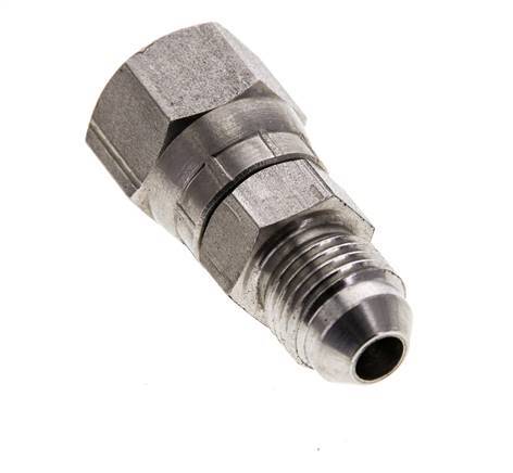 Racor JIC UNF 1/2''-20 Macho x Hembra Acero inoxidable 275bar (3863.75psi)