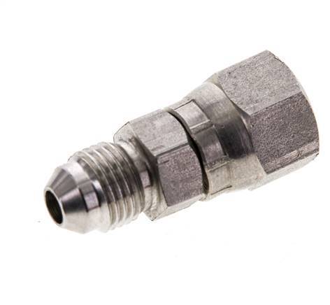 Racor JIC UNF 1/2''-20 Macho x Hembra Acero inoxidable 275bar (3863.75psi)