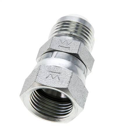 Racor JIC UNF 7/8''-14 Macho x Hembra Acero 210bar (2950.5psi)
