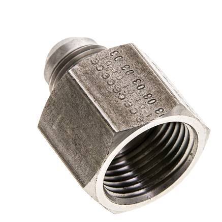 Reductor JIC UNF 3/4''-16 Macho x UN 1-1/16''-12 Hembra Acero inoxidable 210bar (2950.5psi)
