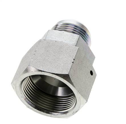 Racor Reductor JIC UN 1-5/16''-12 Macho x UN 1-5/8''-12 Hembra Acero 140bar (1967.0psi)