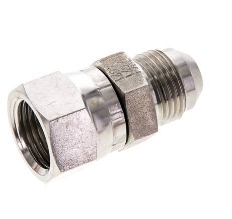 JIC Nipple UNF 3/4''-16 Macho x Hembra Acero inoxidable 275bar (3863.75psi)