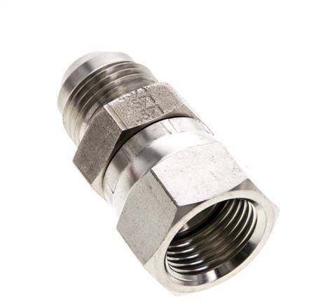 JIC Nipple UNF 3/4''-16 Macho x Hembra Acero inoxidable 275bar (3863.75psi)