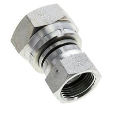 Racor Reductor Recto G3/4'' x G1'' Hembra Acero Alta Presión 60° Cono 150bar (2107.5psi) Hidráulico