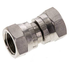 Racor Reductor Recto G3/8'' Hembra Acero Inoxidable Alta Presión Cono 60° 425bar (5971.25psi) Hidráulico