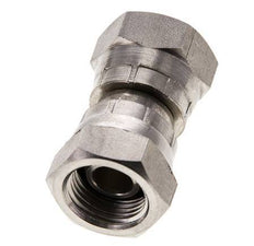 Racor Reductor Recto G3/8'' Hembra Acero Inoxidable Alta Presión Cono 60° 425bar (5971.25psi) Hidráulico