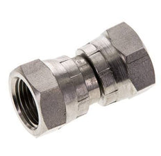 Racor Reductor Recto G3/8'' Hembra Acero Inoxidable Alta Presión Cono 60° 425bar (5971.25psi) Hidráulico