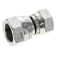Racor Reductor Recto G1/4'' x G3/8'' Hembra Acero Alta Presión 60° Cono 425bar (5971.25psi) Hidráulico
