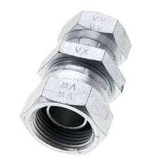 Racor Reductor Recto G1/2'' x G3/4'' Hembra Acero Alta Presión 60° Cono 175bar (2458.75psi) Hidráulico