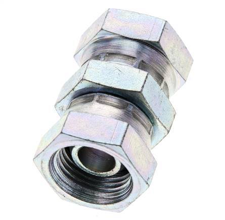 Racor Reductor Recto G1/2'' Hembra Acero Alta Presión 60° Cono 300bar (4215.0psi) Hidráulico