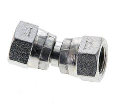 Reducing Straight Connector G1/8'' Female High Pressure Steel 60° Cone 575bar (8078.75psi) Hydraulic