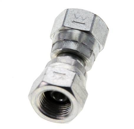 Reducing Straight Connector G1/8'' Female High Pressure Steel 60° Cone 575bar (8078.75psi) Hydraulic
