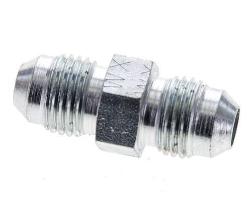 JIC Double Nipple UNF 1/2''-20 Steel 275bar (3863.75psi) [2 Pieces]