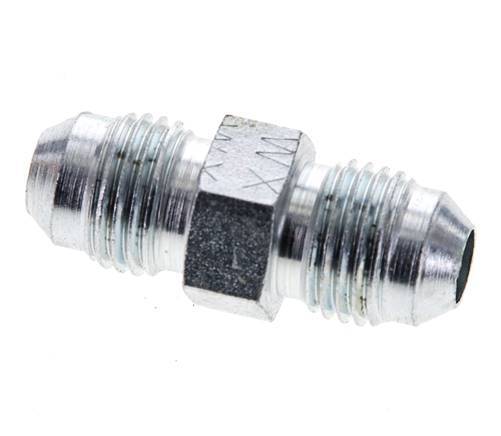 JIC Double Nipple UNF 1/2''-20 Steel 275bar (3863.75psi) [2 Pieces]