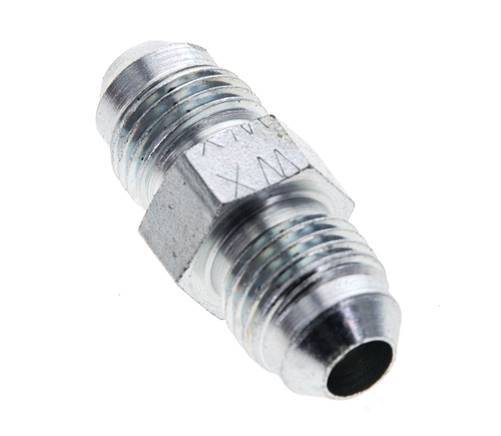 JIC Double Nipple UNF 1/2''-20 Steel 275bar (3863.75psi) [2 Pieces]