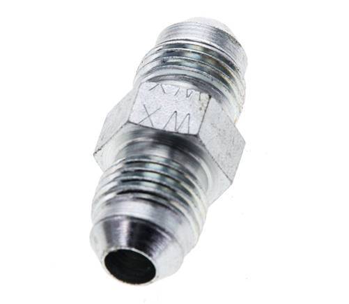 JIC Double Nipple UNF 1/2''-20 Steel 275bar (3863.75psi) [2 Pieces]