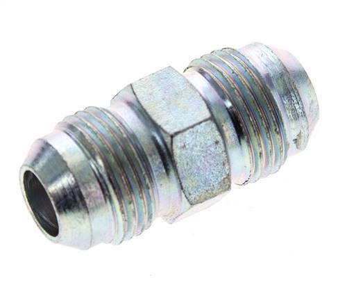 JIC Double Nipple UNF 3/4''-16 Steel 275bar (3863.75psi) [2 Pieces]