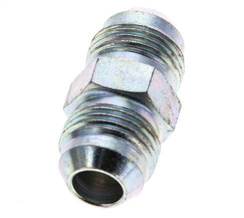 JIC Double Nipple UNF 3/4''-16 Steel 275bar (3863.75psi) [2 Pieces]