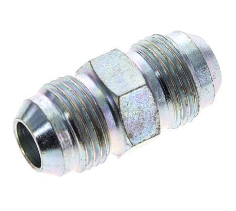 JIC Double Nipple UNF 3/4''-16 Steel 275bar (3863.75psi) [2 Pieces]