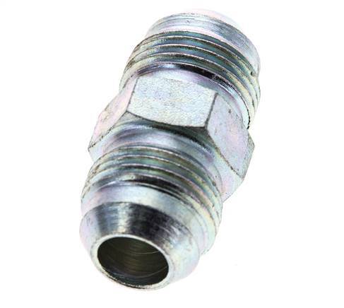 JIC Double Nipple UNF 3/4''-16 Steel 275bar (3863.75psi) [2 Pieces]