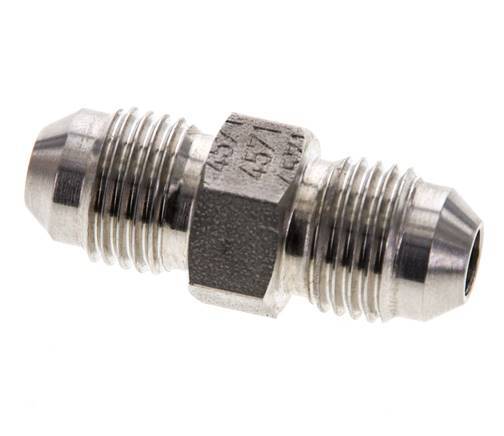 Espiga doble JIC UNF 1/2''-20 Acero inoxidable 275bar (3863.75psi)