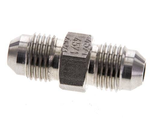 Espiga doble JIC UNF 1/2''-20 Acero inoxidable 275bar (3863.75psi)