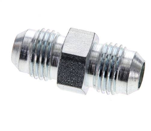 JIC Double Nipple UNF 9/16''-18 Steel 275bar (3863.75psi) [2 Pieces]