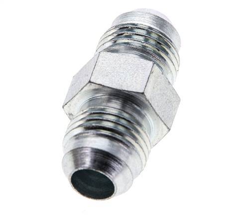 JIC Double Nipple UNF 9/16''-18 Steel 275bar (3863.75psi) [2 Pieces]